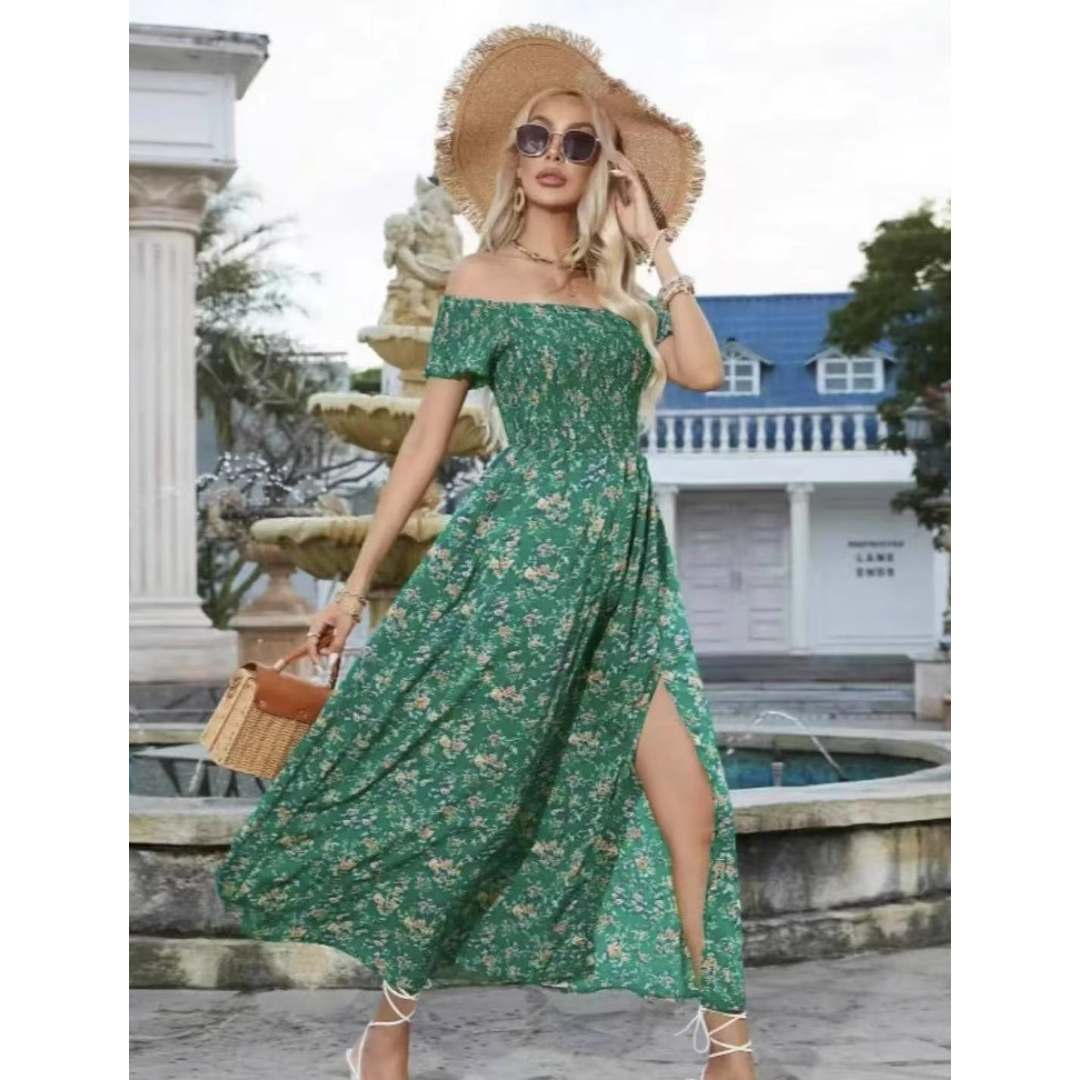 PHOEBE™ - Glamorous Off-Shoulder Vintage Dress