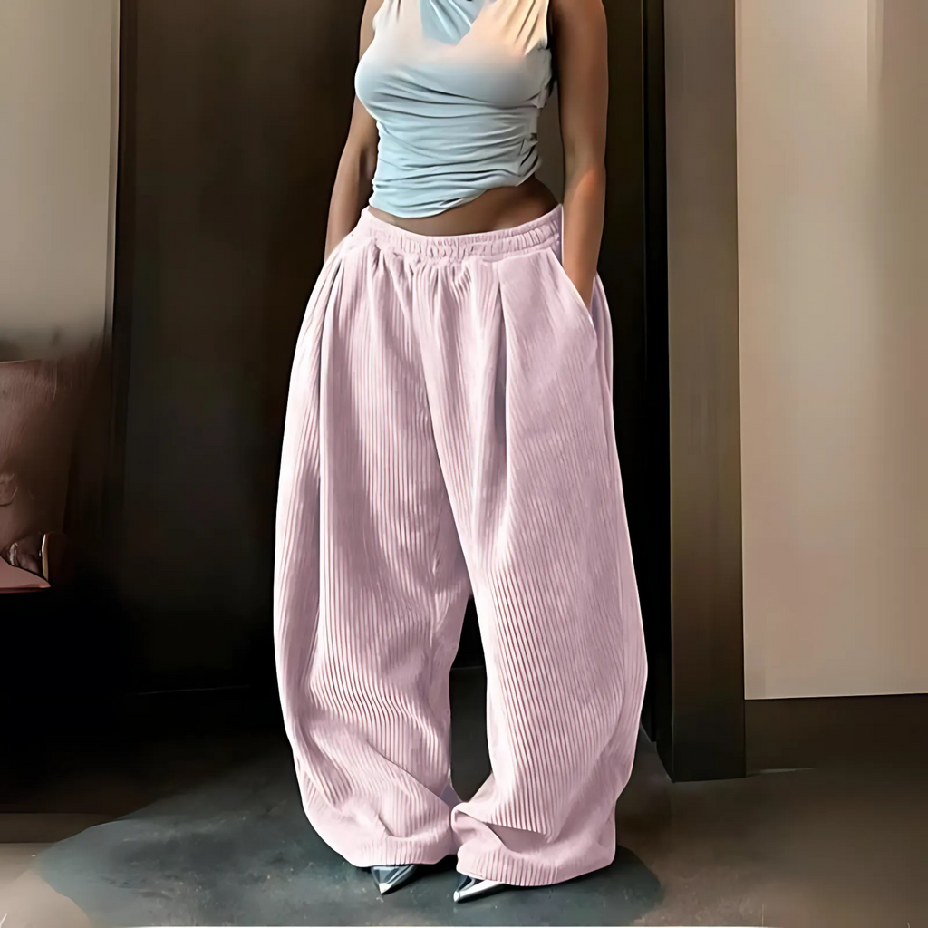 RAMY™ - Casual High Waist Wide Leg Baggy Pants