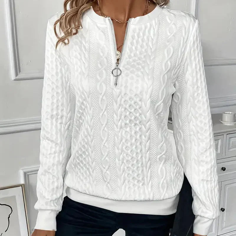 LUCIA I Zip-Up Jumper