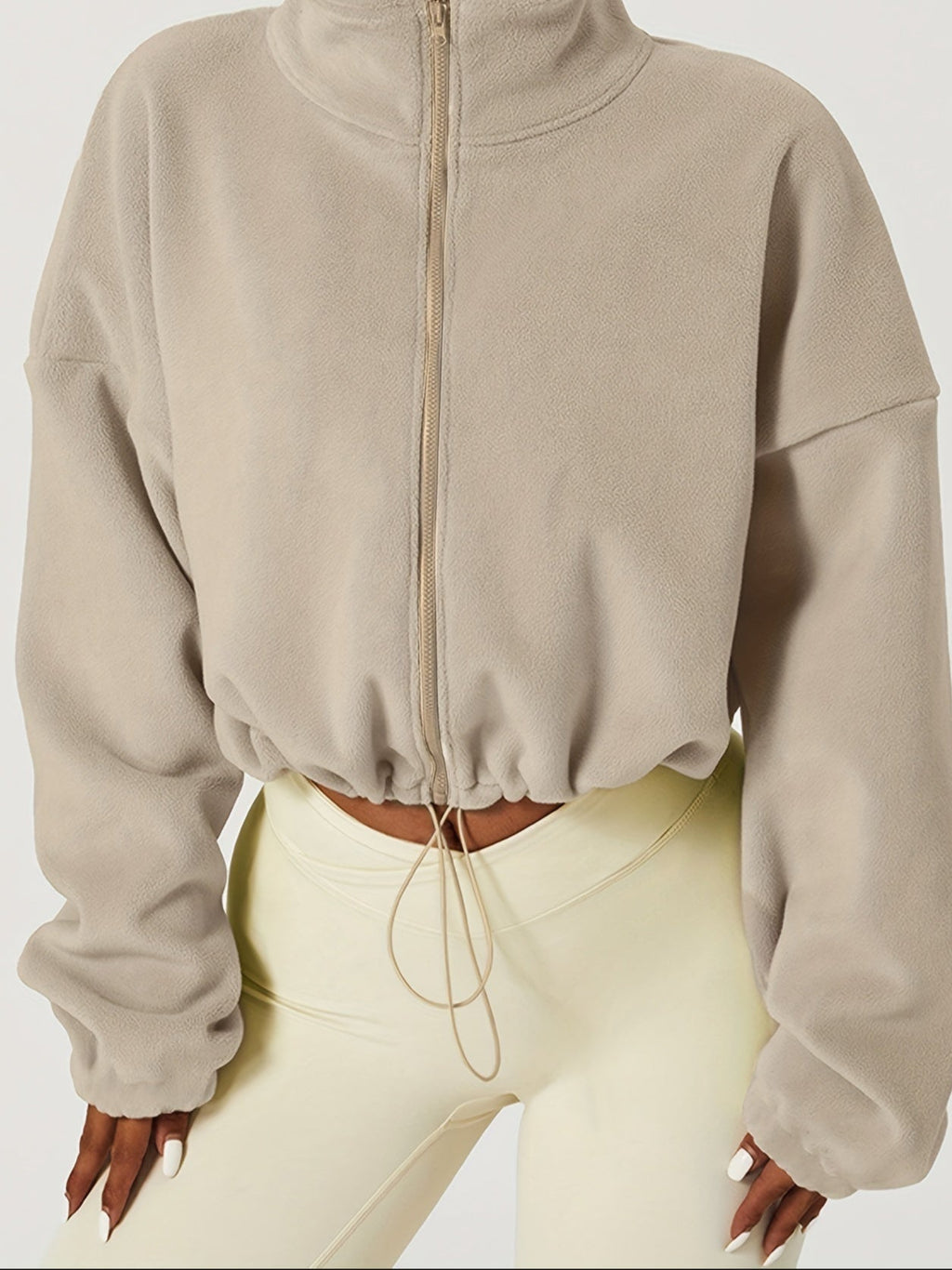 FRESH LABEL | Fleece Bomber Jacket