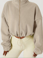 FRESH LABEL | Fleece Bomber Jacket