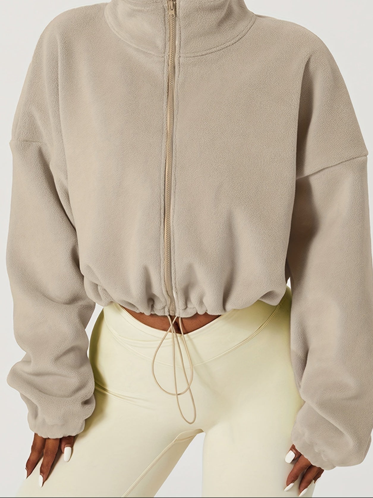 FRESH LABEL | Fleece Bomber Jacket