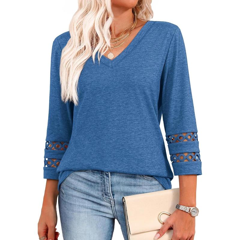 STYLI™ –  Chic Casual V-Neck Summer Top