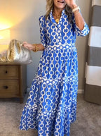 ALYANA™ - Chain Link Midi Dress