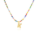 MACY™ - Colorful Bubble Letter Necklace