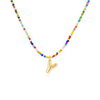 MACY™ - Colorful Bubble Letter Necklace