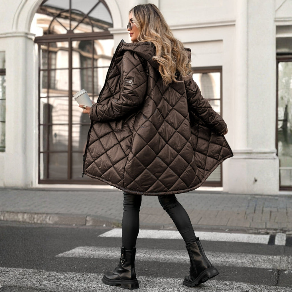 Anna | Quilted Winter Coat with Hood