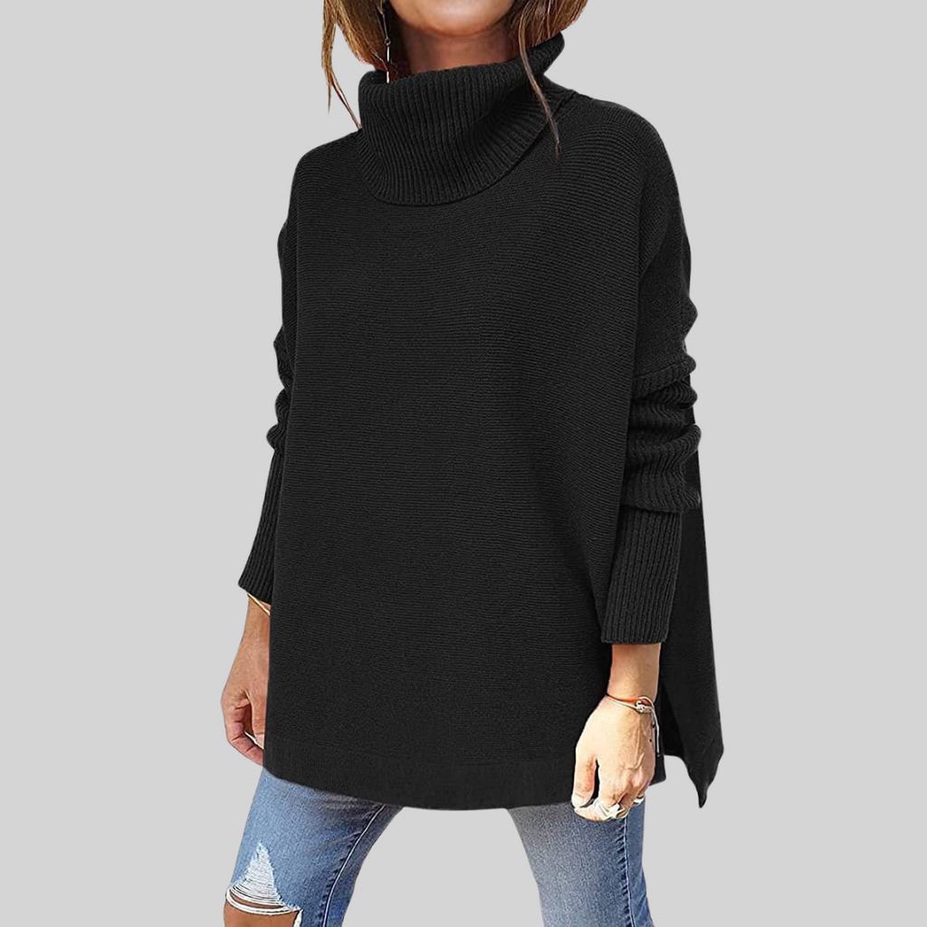 ANNELISE I Oversized Roll Neck Jumper