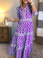 ALYANA™ - Chain Link Midi Dress