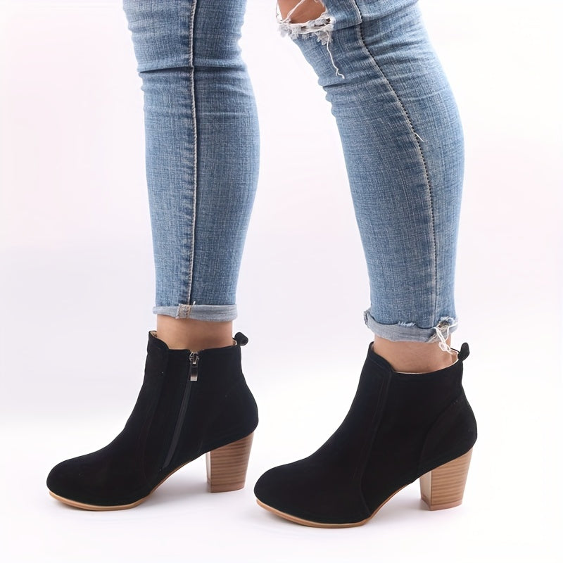 Maryline™ – Stable Heel Ankle Boots for Long-lasting Comfort