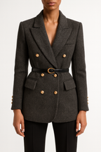 FRESH LABEL | Victoire – Blazer with Belt Detail