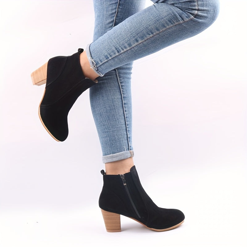 Maryline™ – Stable Heel Ankle Boots for Long-lasting Comfort