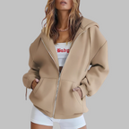 LILMA™ - Classic Zip Up Oversized Hooded Jacket