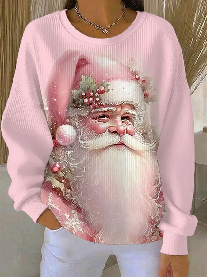 Vega - Christmas Sweater with Santa Claus Motif