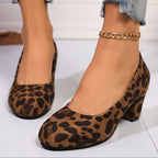 Laure - Wide Toe Heels with Stable Heel for Pain-Free Comfort