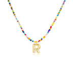 MACY™ - Colorful Bubble Letter Necklace
