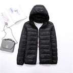 LIYANNA™ - Comfy Plus Size Lightweight Hooded Long Sleeve Puffer Jacket