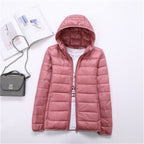 LIYANNA™ - Comfy Plus Size Lightweight Hooded Long Sleeve Puffer Jacket