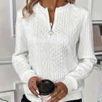 LUCIA I Zip-Up Jumper