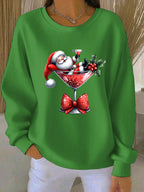 Marta - Christmas Sweater with Fun Santa Design