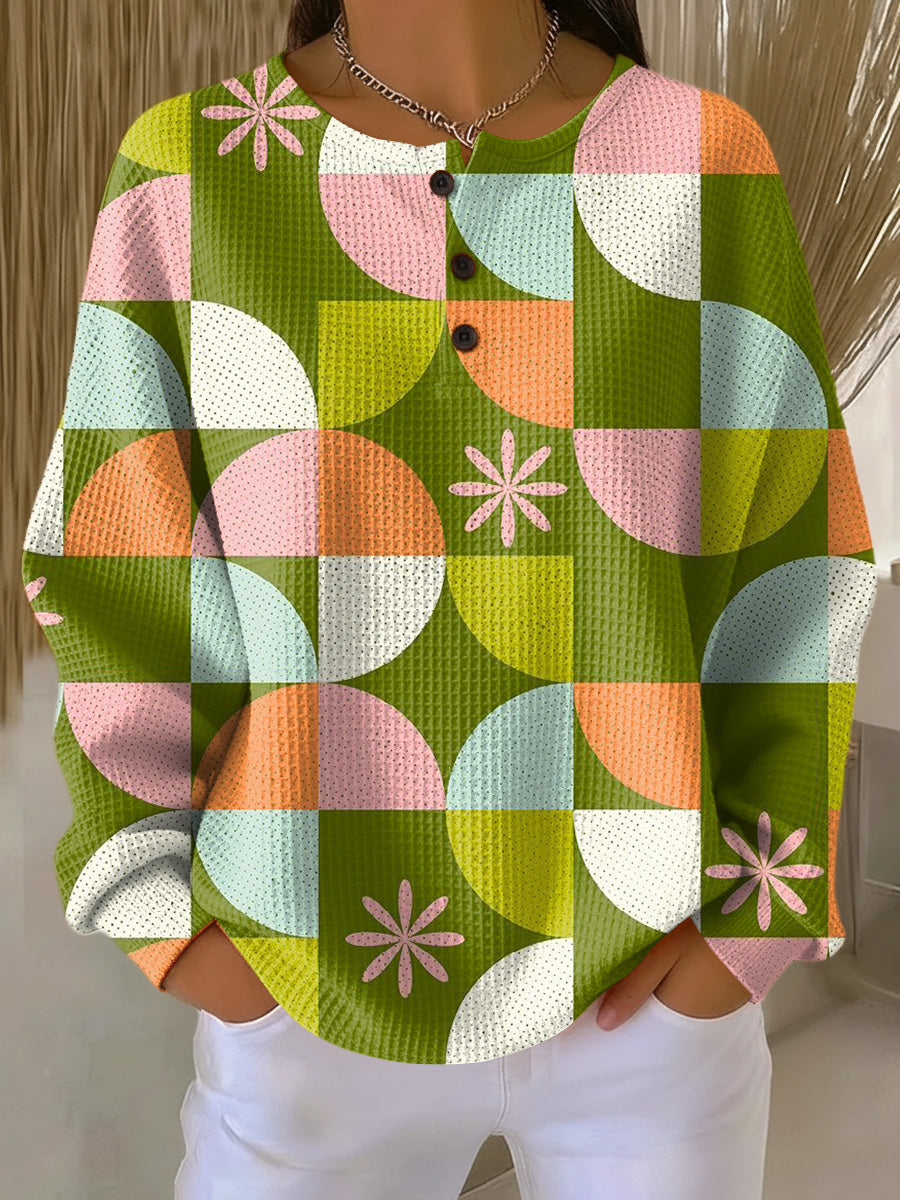 Saga | Abstract Patterned Pullover