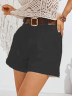MÉLANIE™ - Chic High-Waist Shorts
