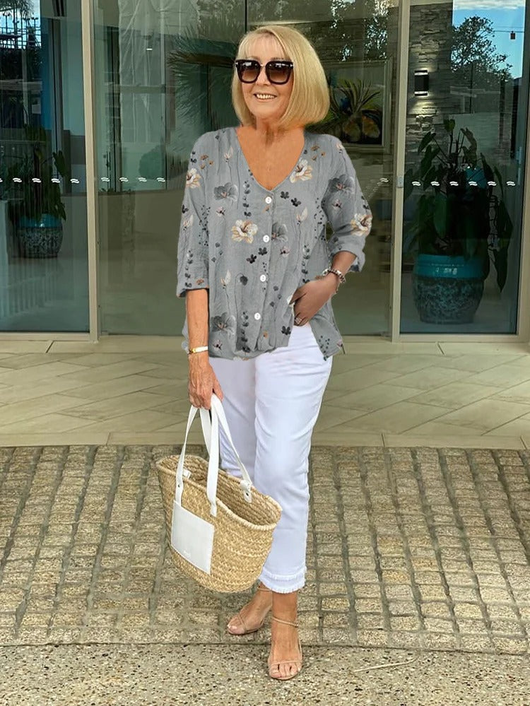 RAYA™ - Floral Charm Everyday Blouse