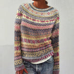 HARPER™ - Vibrant Fair isle Sweater