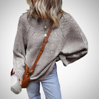 TAMLYN™- Cozy Striped Oversized Sweater