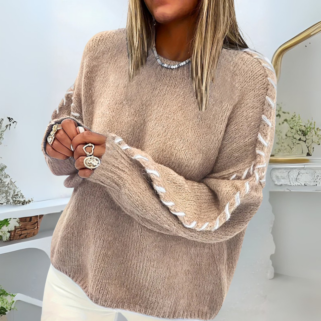 XANADU™ - Comfy Long Sleeve Round Neck Sweater
