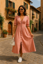 JULIET™ – Shiny Denim Dress