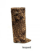 JOLIE™ - Leopard Suede Boots
