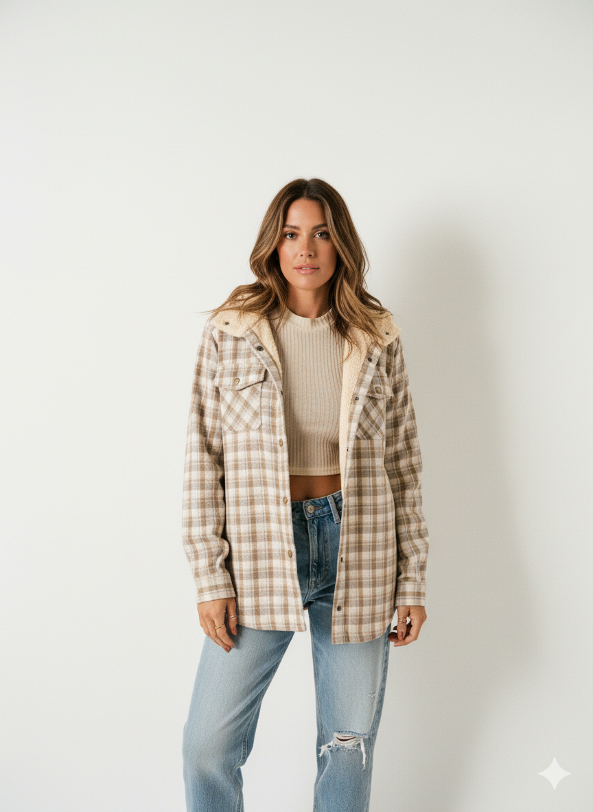 HANNAH™ - Chic Plaid Jacket