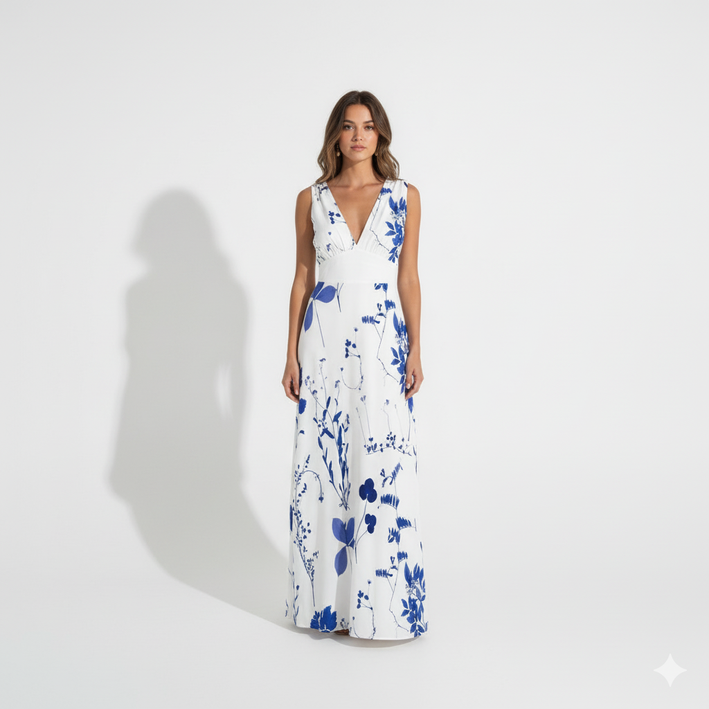 MIRIANNE™ - Timeless Floral Maxi Dress
