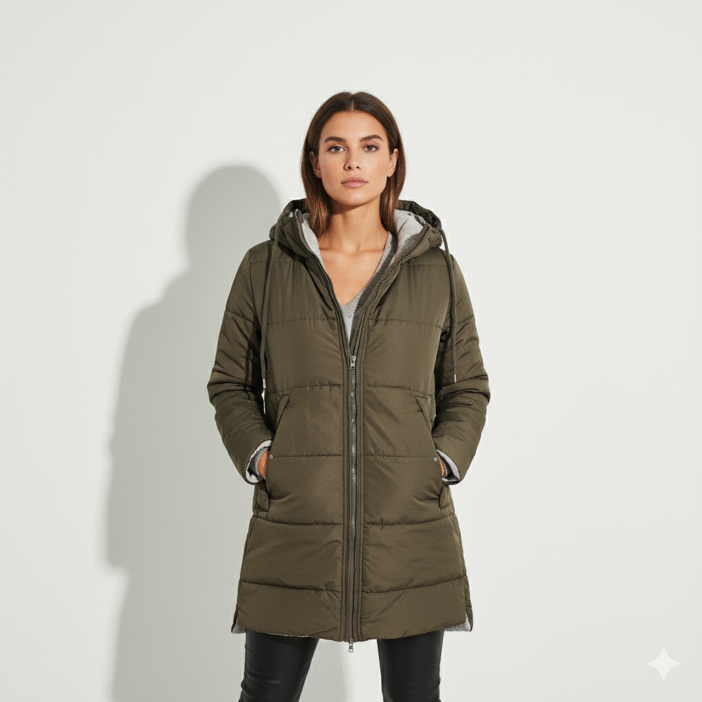 YILA™ - Casual Hooded Puffer Down Jacket