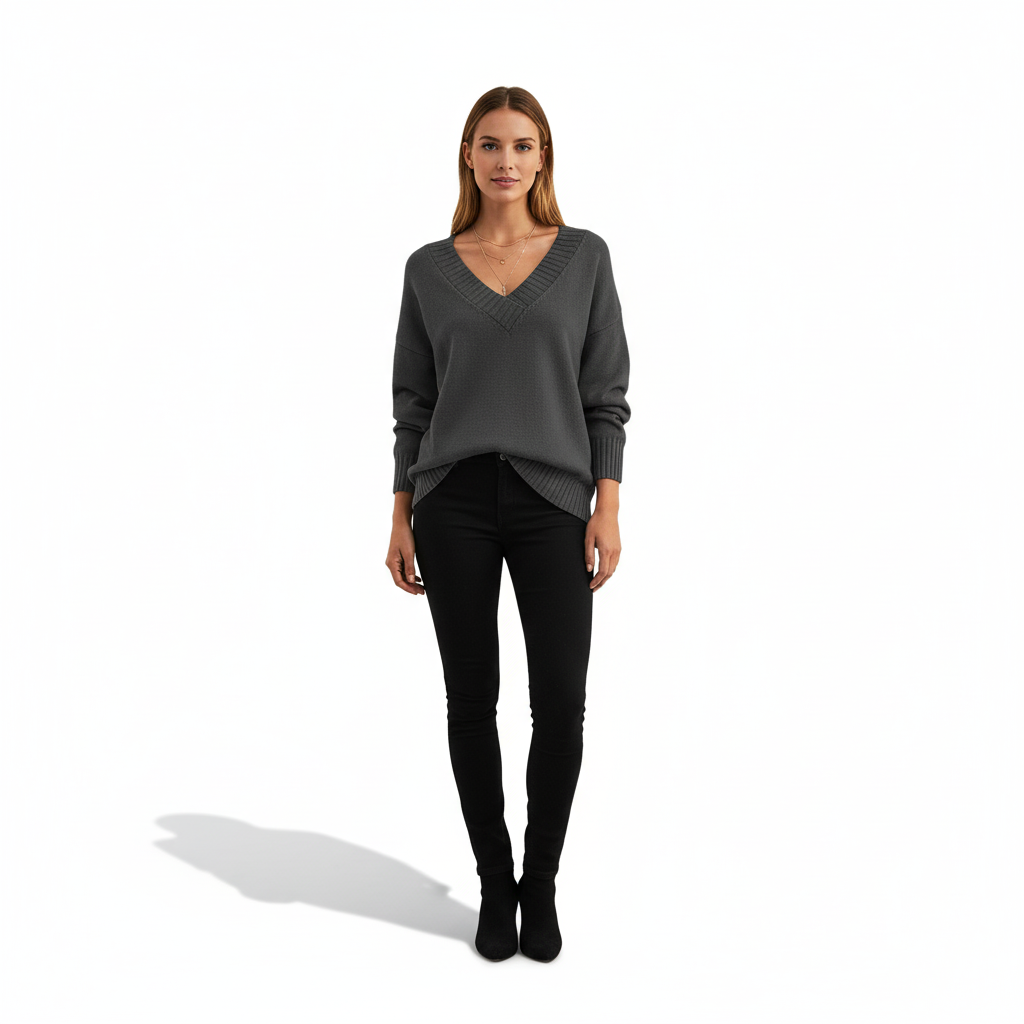 LILLIAN™ - Lightweight V-Neck Sweater