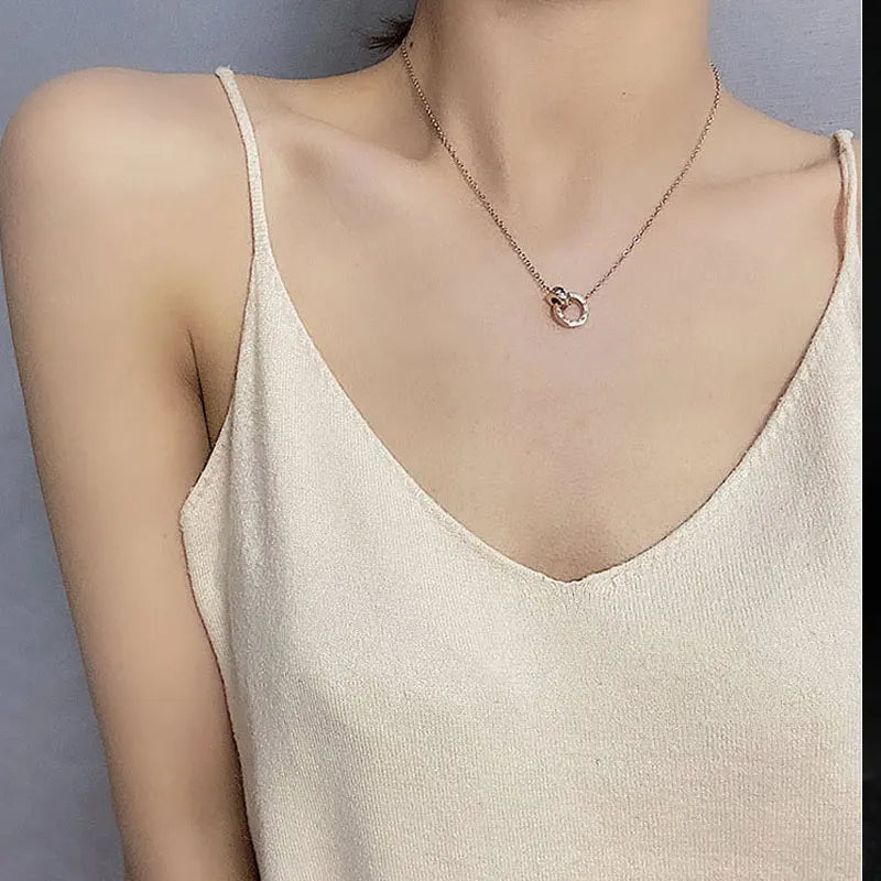 CYNTHIA™ – Roman Numeral Charm Necklace