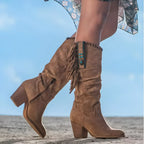 HARLOW™ - Classic Western Fringe Boots