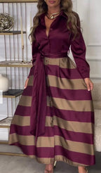 CALISTA™ - Satin Stripe Dress