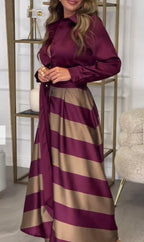 CALISTA™ - Satin Stripe Dress