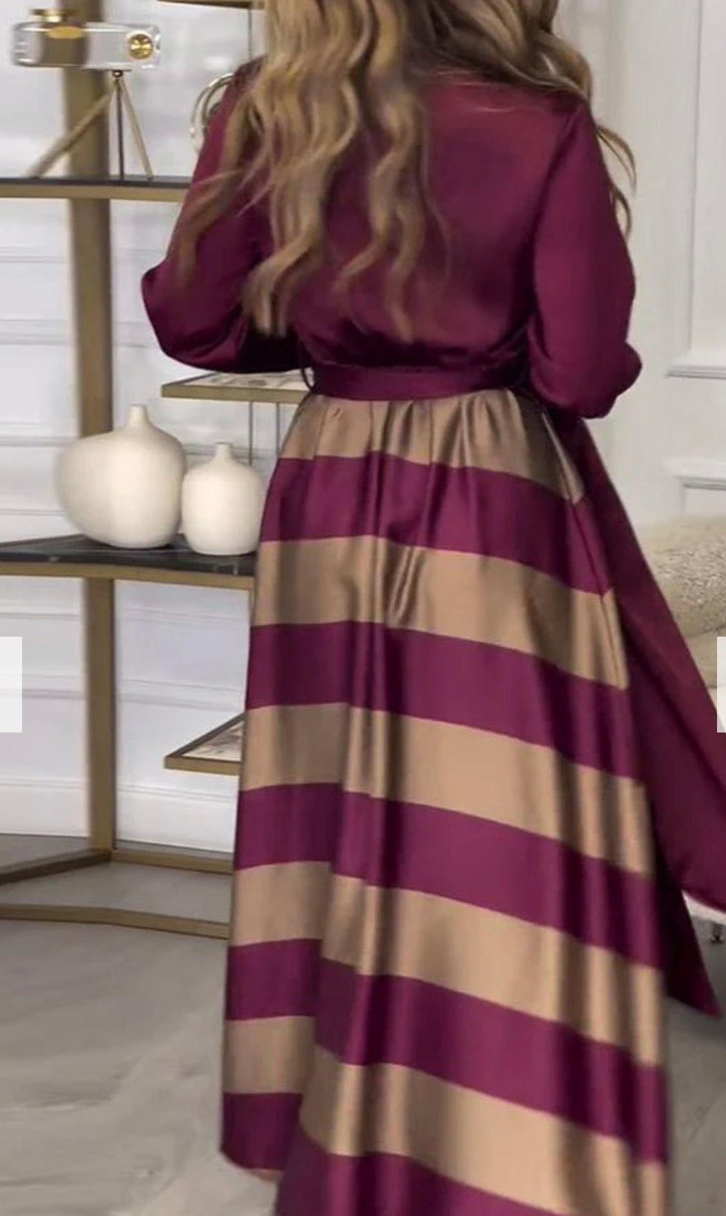 CALISTA™ - Satin Stripe Dress