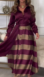 CALISTA™ - Satin Stripe Dress