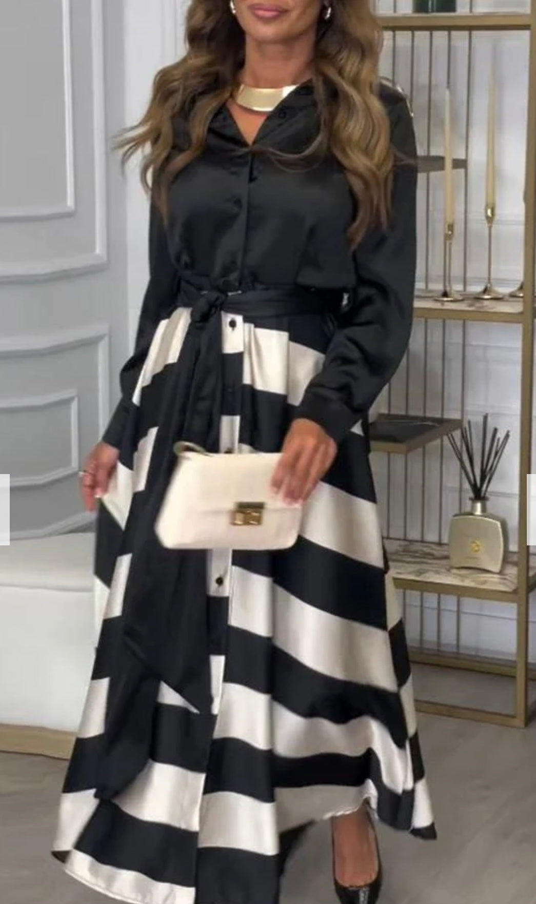 CALISTA™ - Satin Stripe Dress