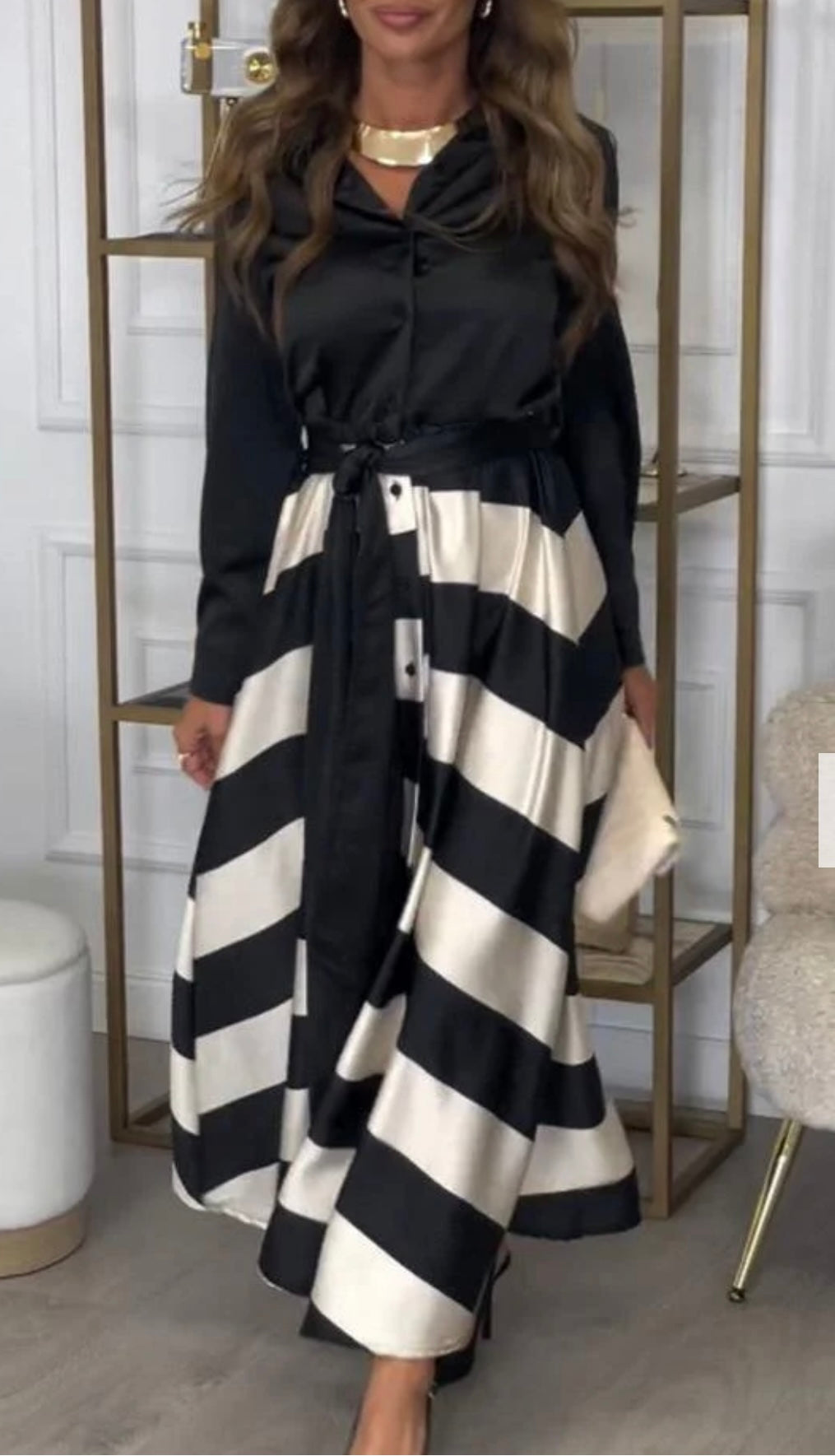 CALISTA™ - Satin Stripe Dress