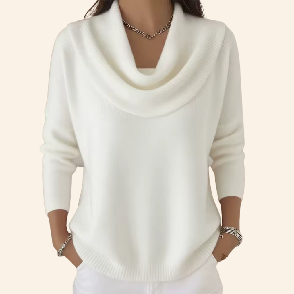 Eliza | Elegant Jumper with Cowl Neck