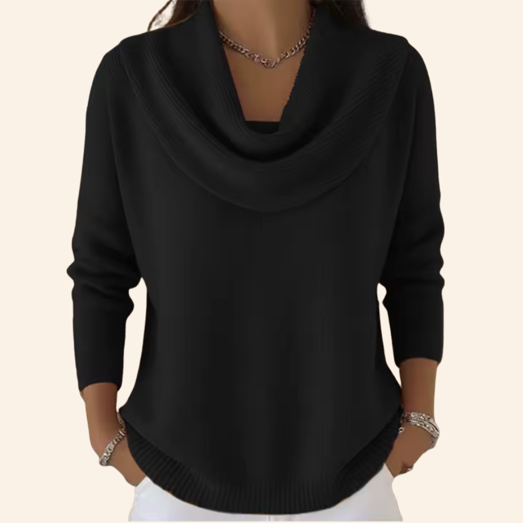 Eliza | Elegant Jumper with Cowl Neck