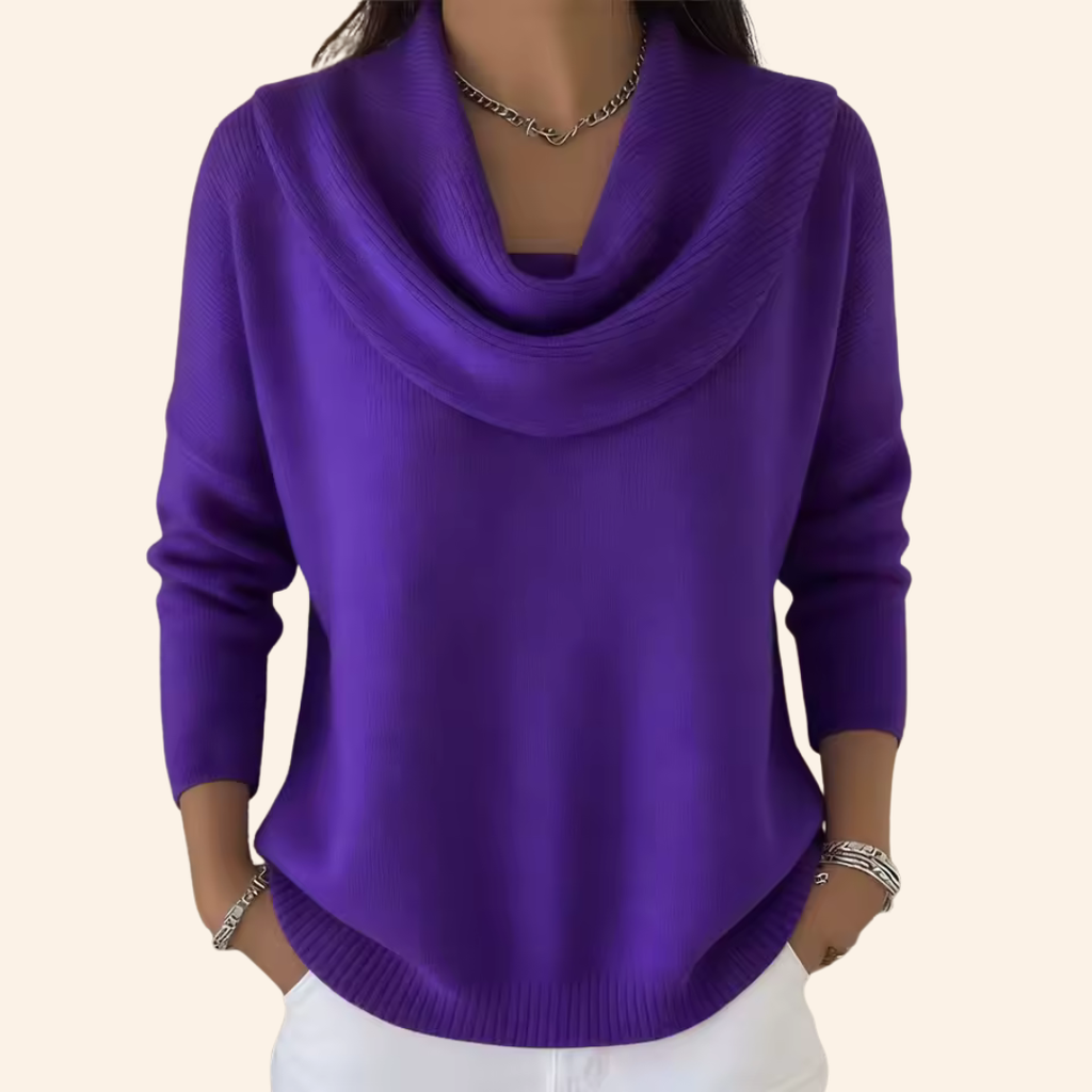 Eliza | Elegant Jumper with Cowl Neck