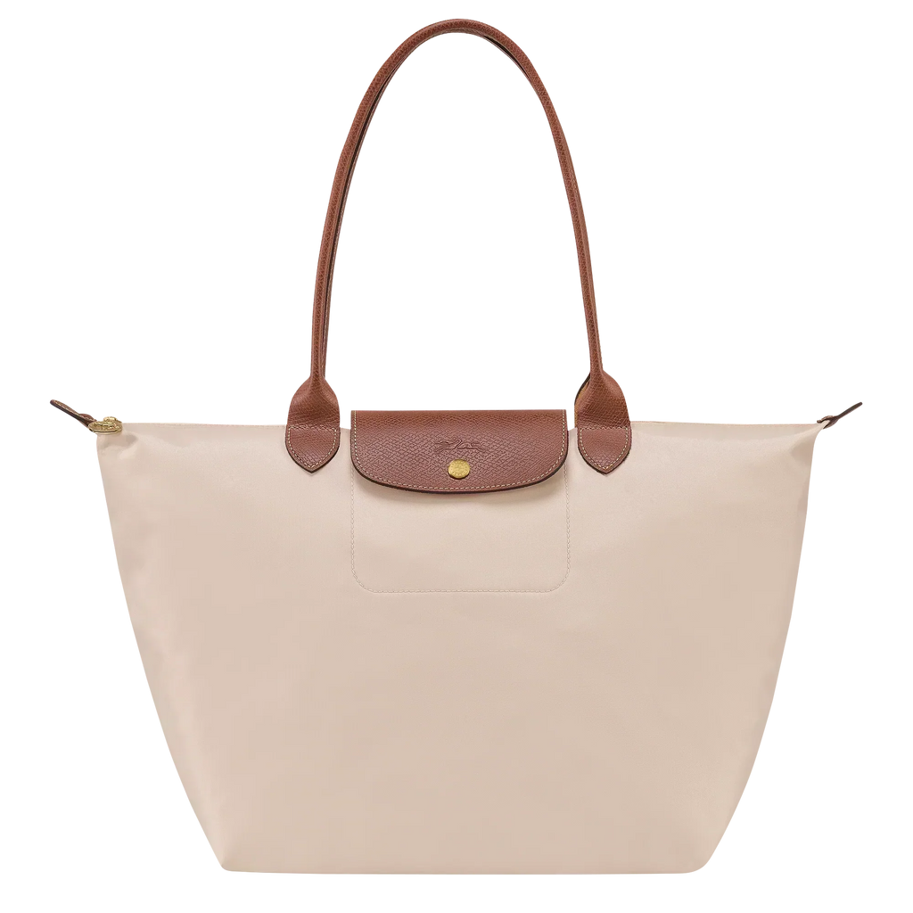 Large Le Pliage Bag, Beige