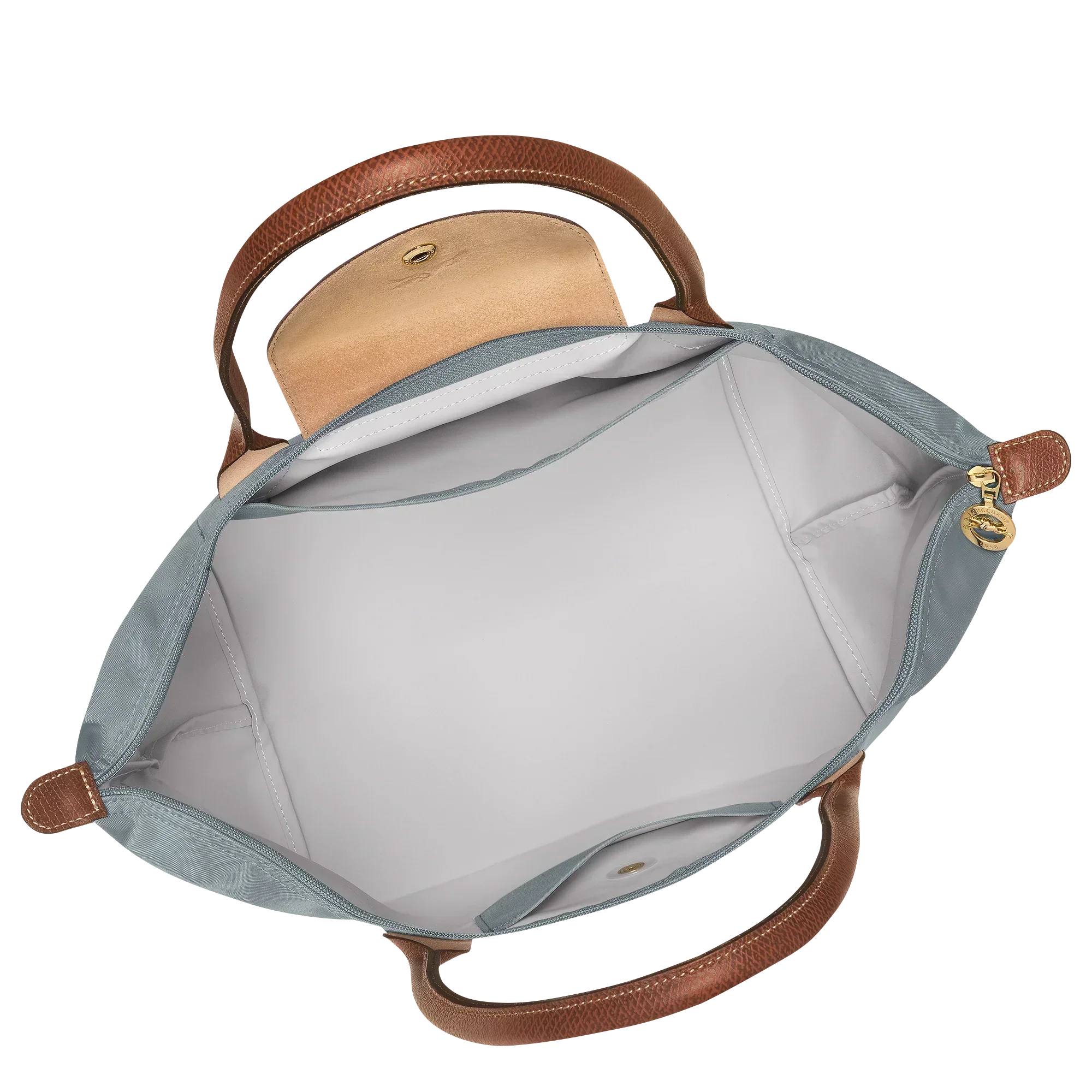 | Large Le Pliage Bag, Light Gray