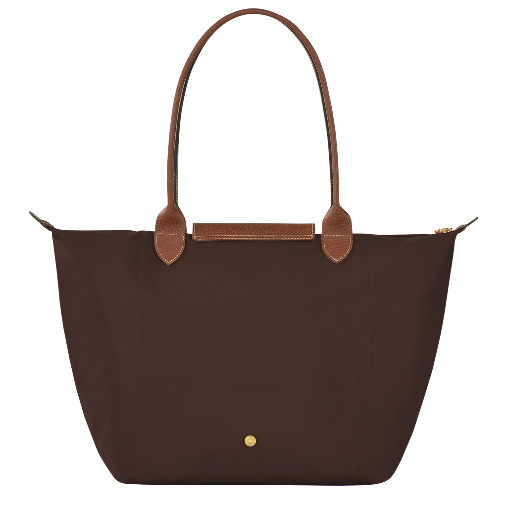 | Large Le Pliage Bag, Dark Brown